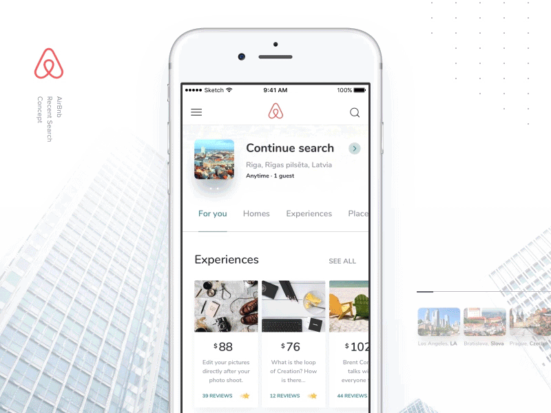 Airbnb design concept