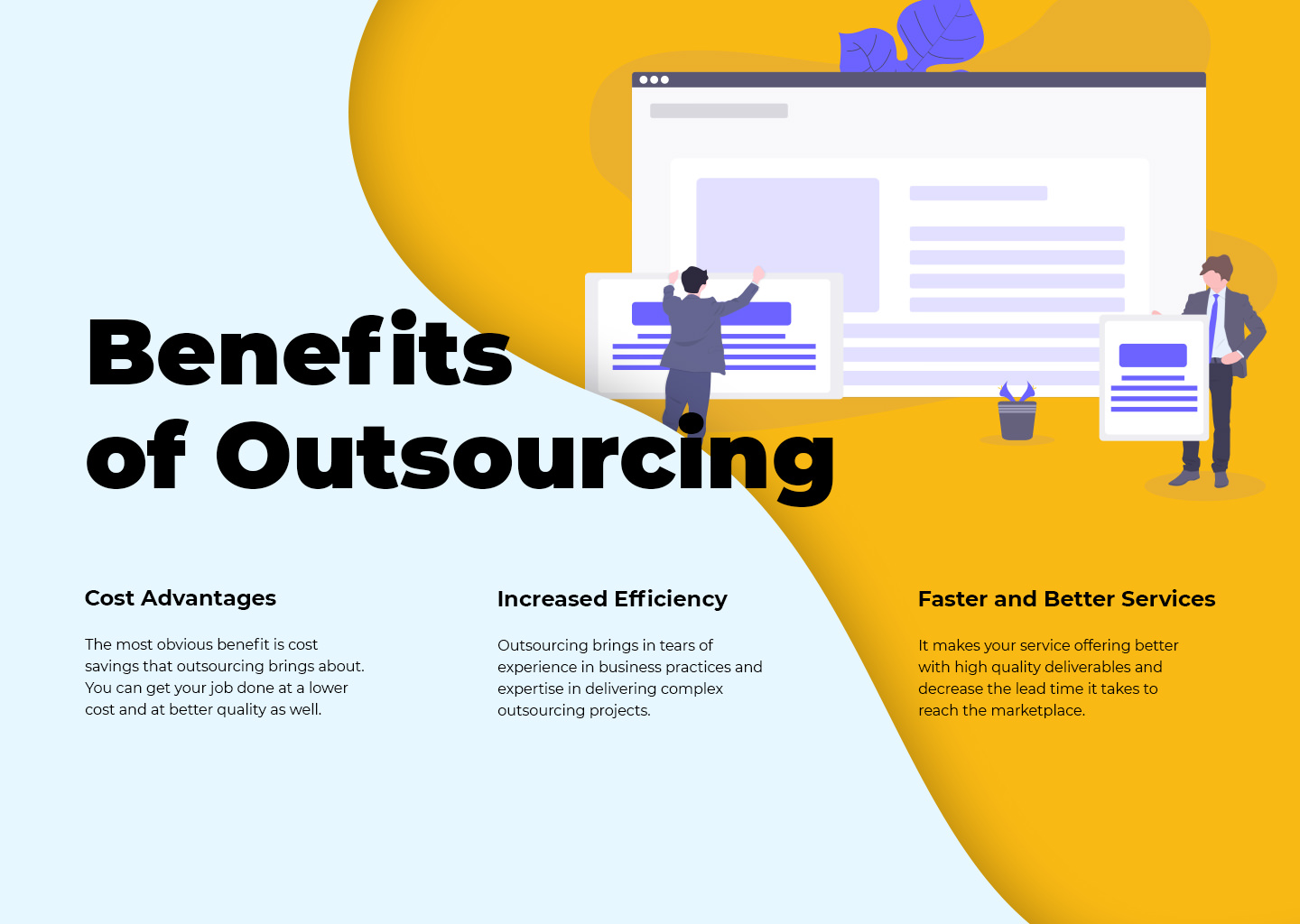 benefits of outsourcing