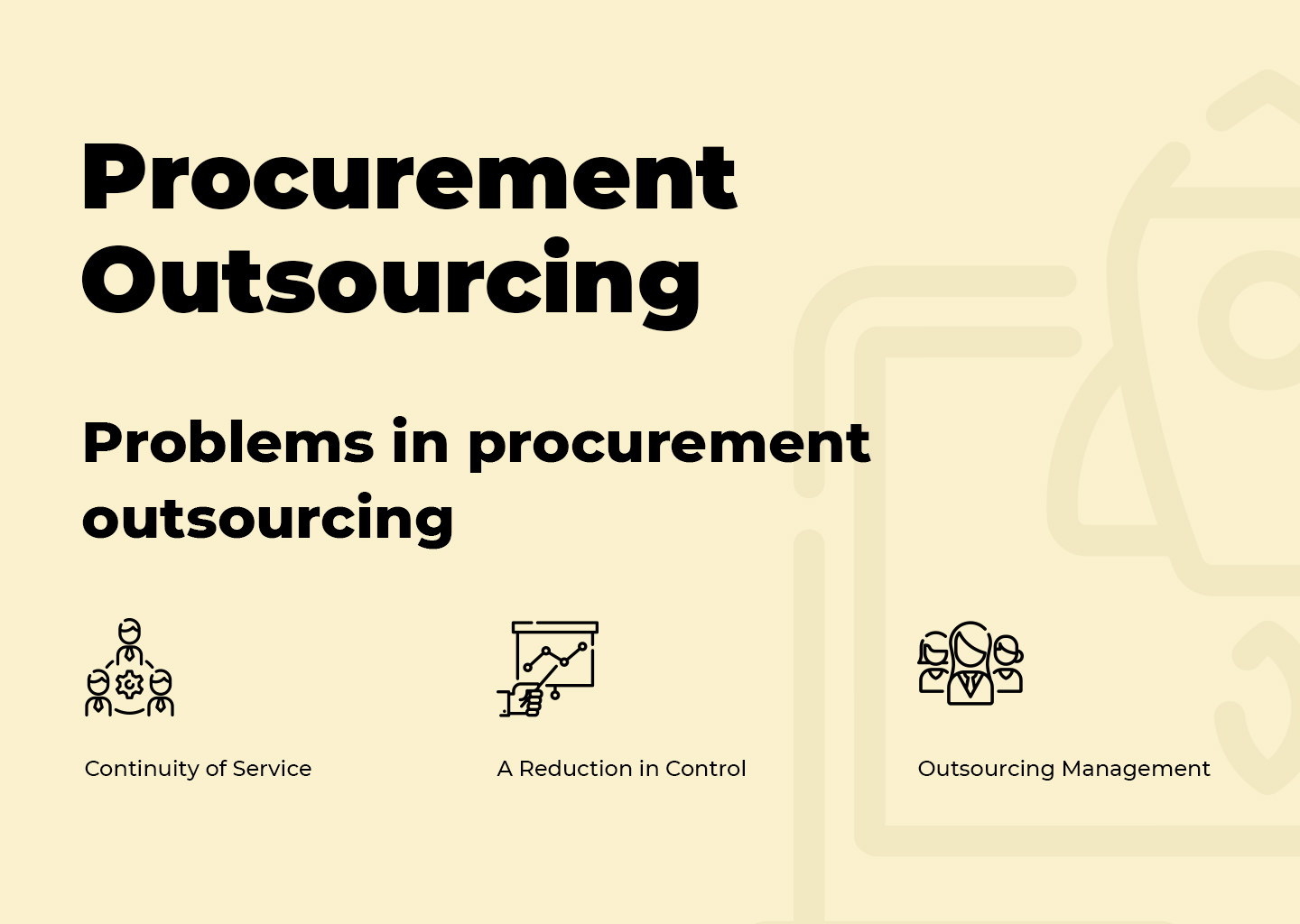 Procurement outsourcing