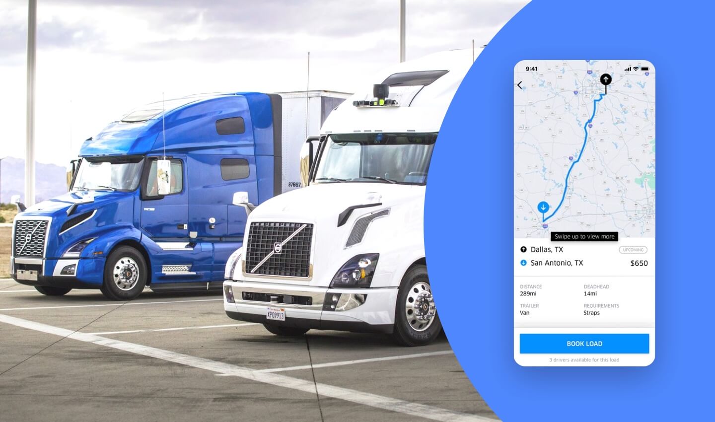 Features an Uber for truckers app needs