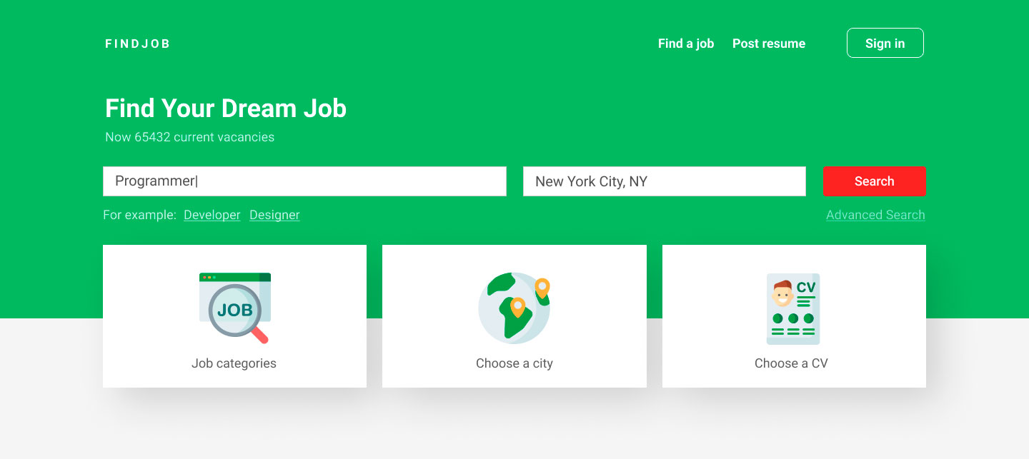 Come creare un sito web job board