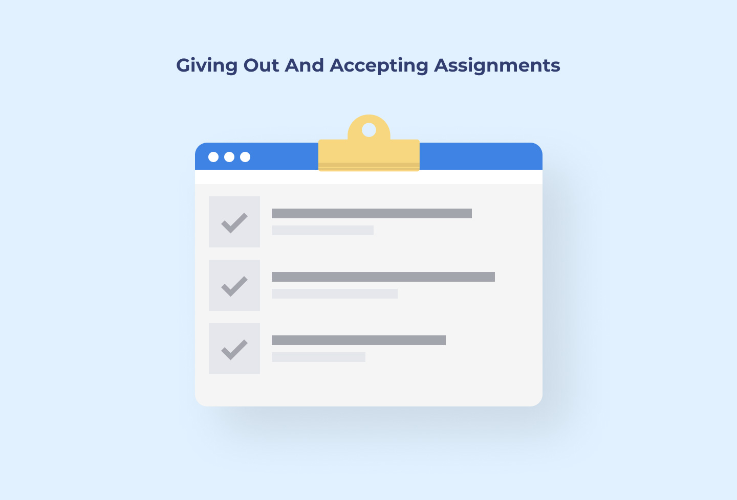 accepting assignments