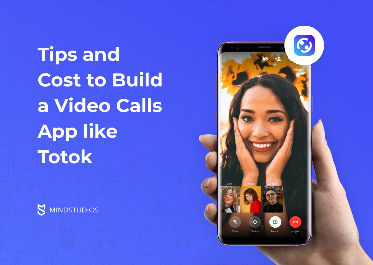 Mobile video chat app