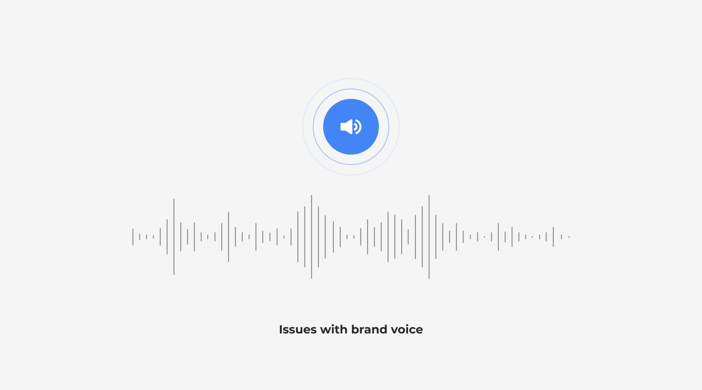 Issues with brand voice