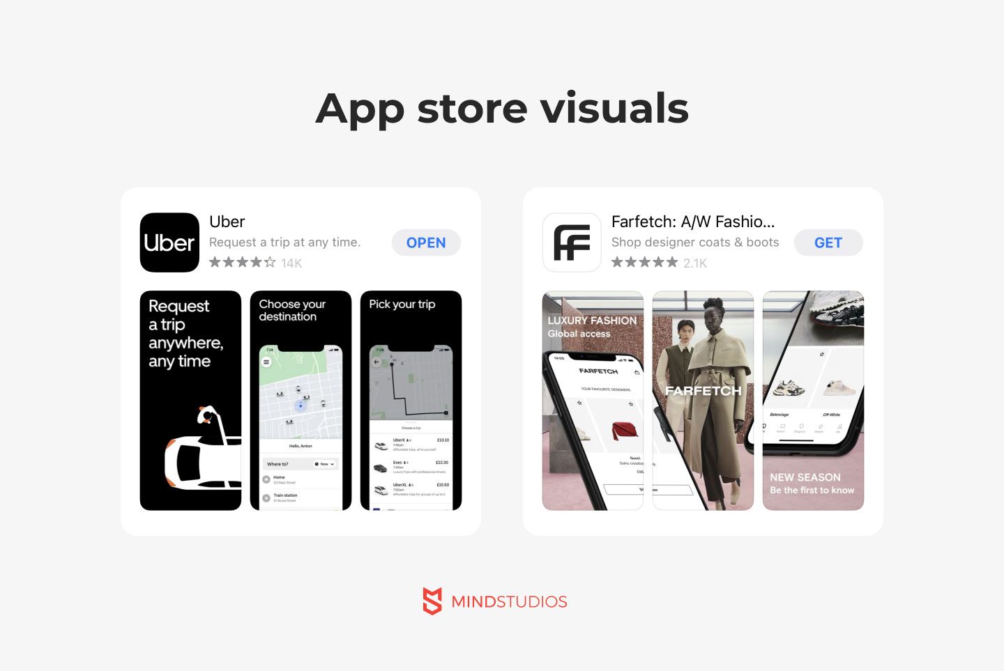 App store visuals