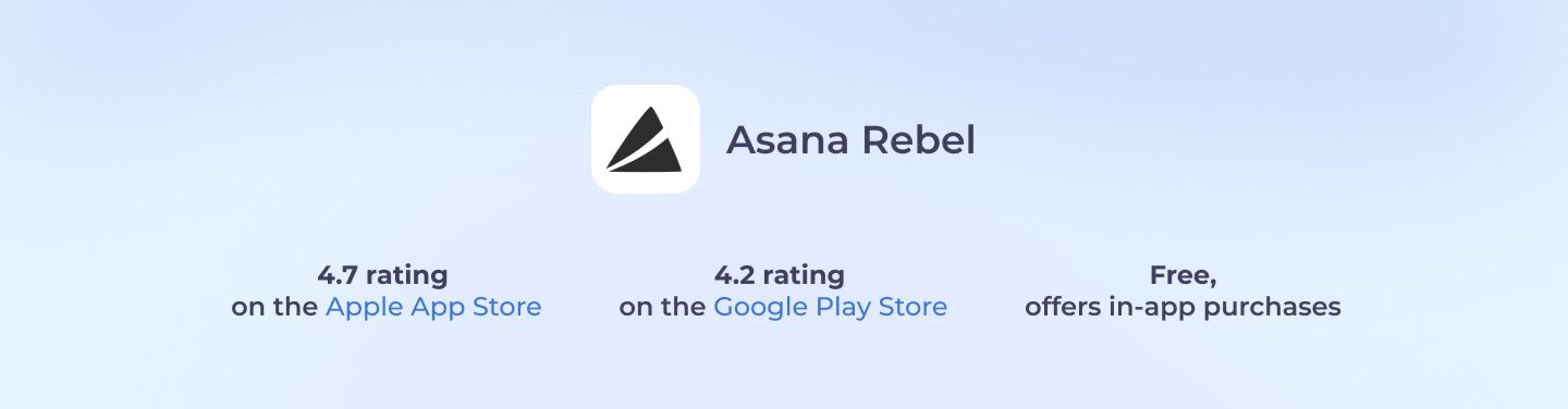 Asana Rebel app
