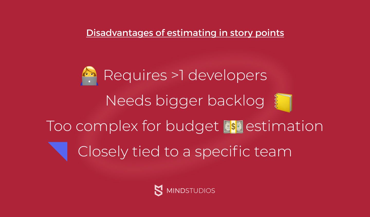 Disadvantages of estimating in story points