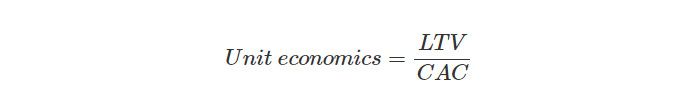 unit economics formula