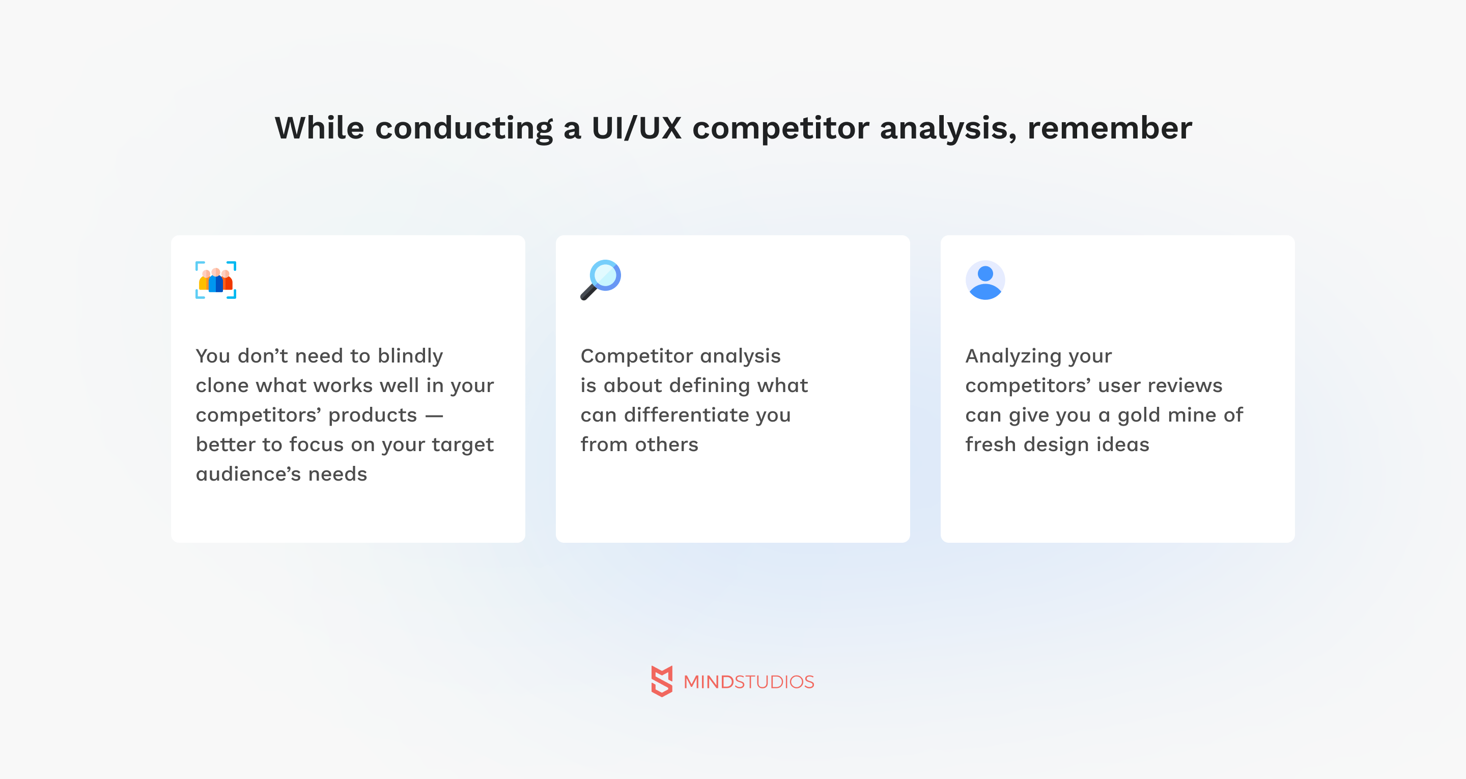 conducting a UI/UX competitor analysis