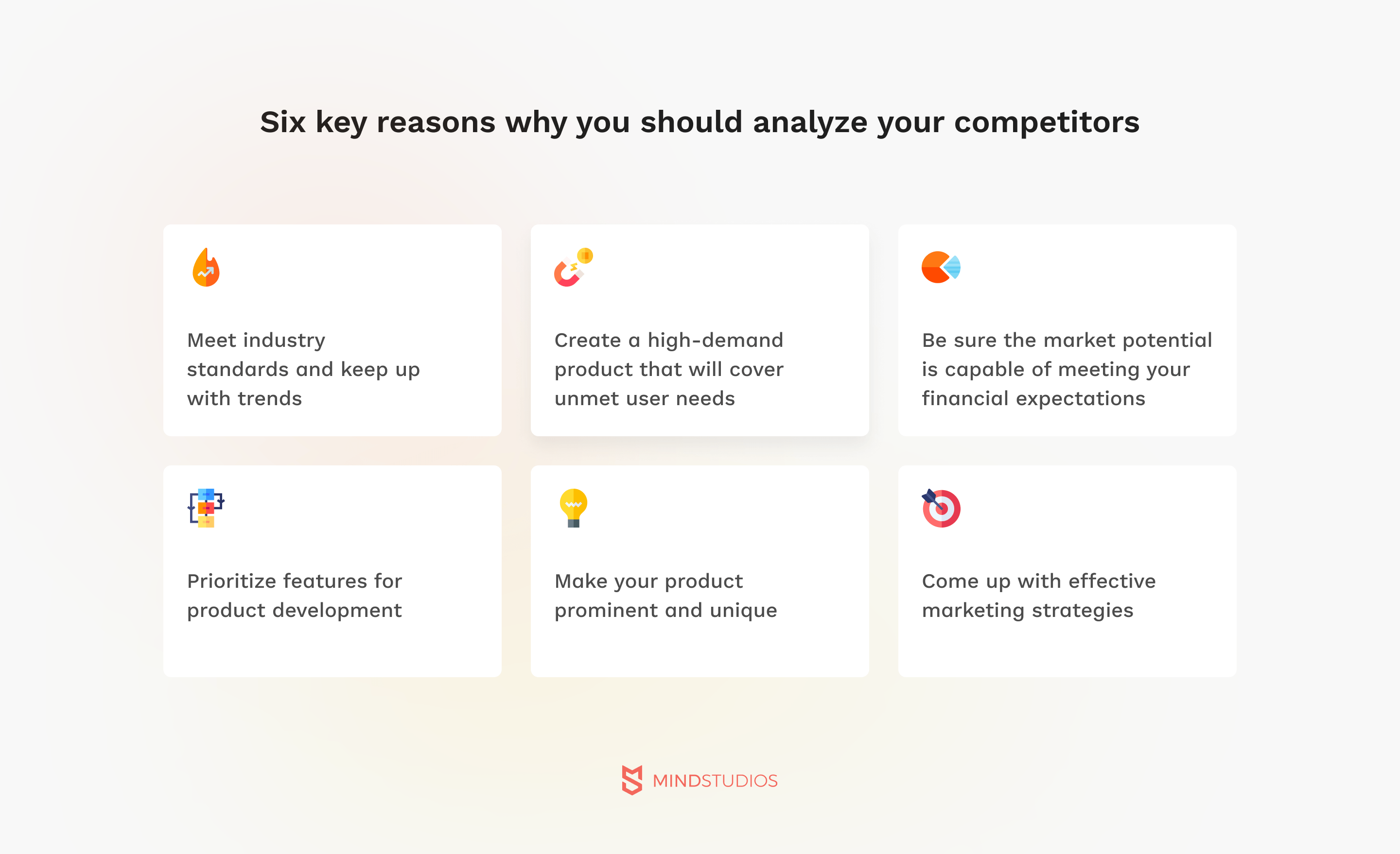 Six key reasons why you should analyze your competitors