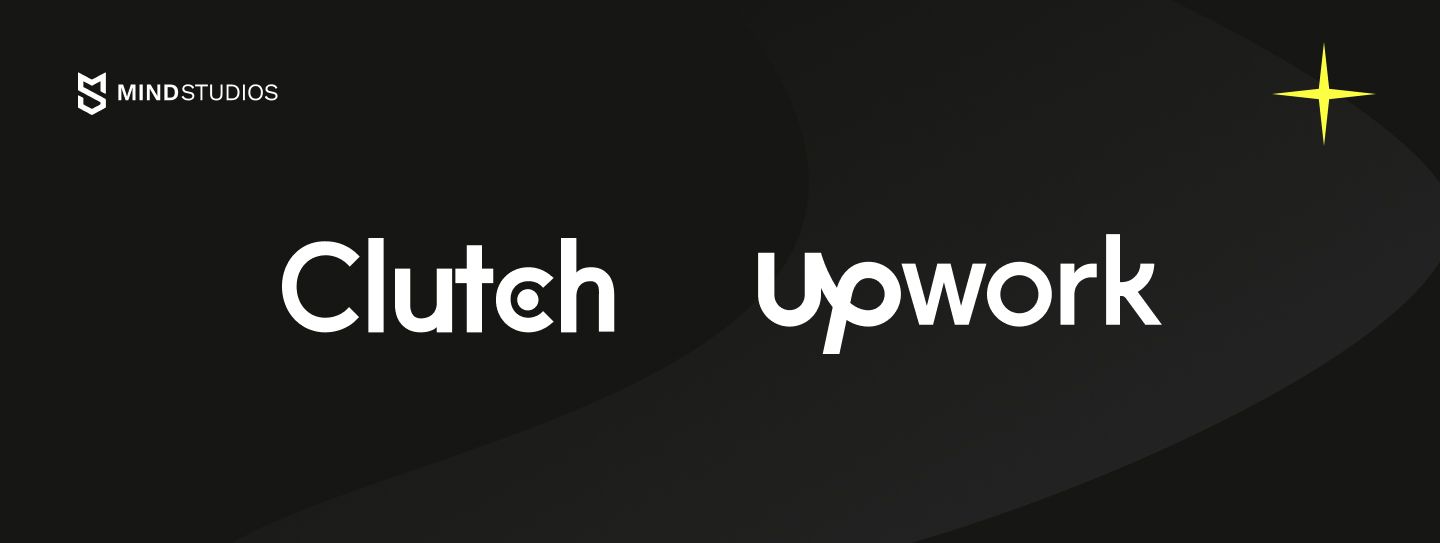 Upwork and Clutch logo