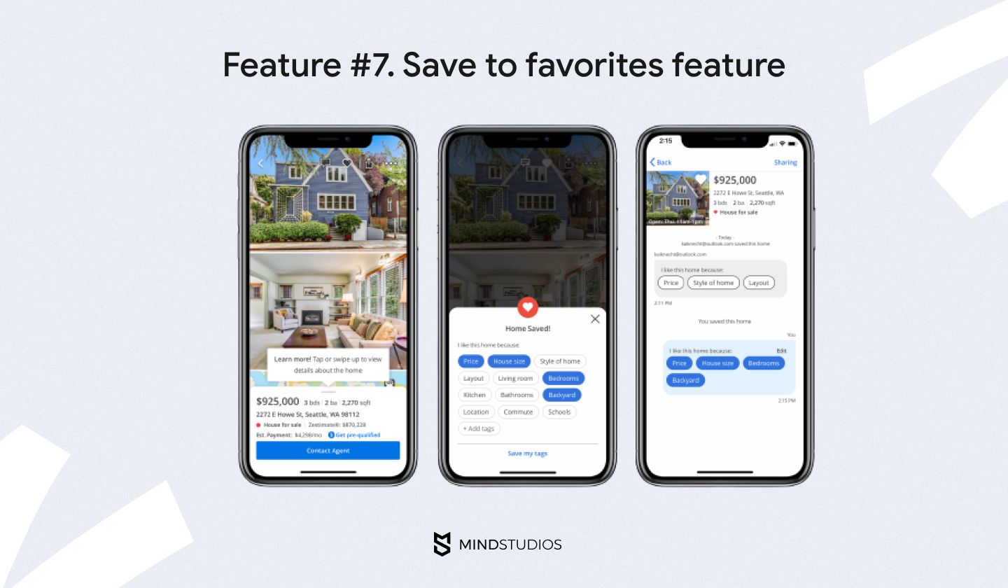 save to favorites feature