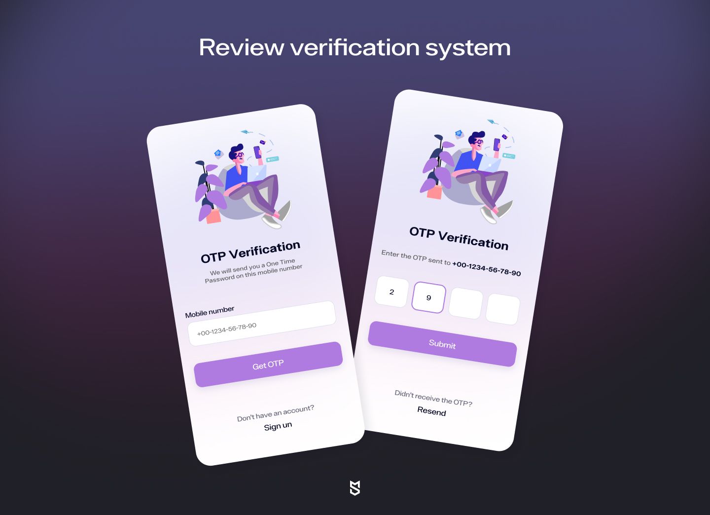 OTP verification system for a hotel booking app