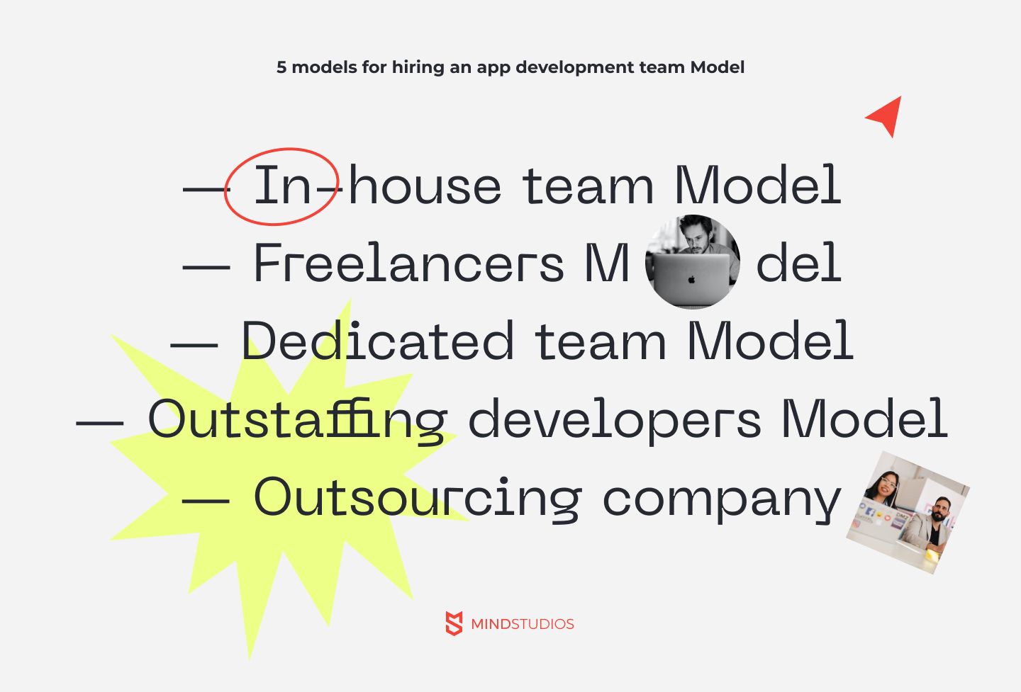 Five models for hiring an app development team