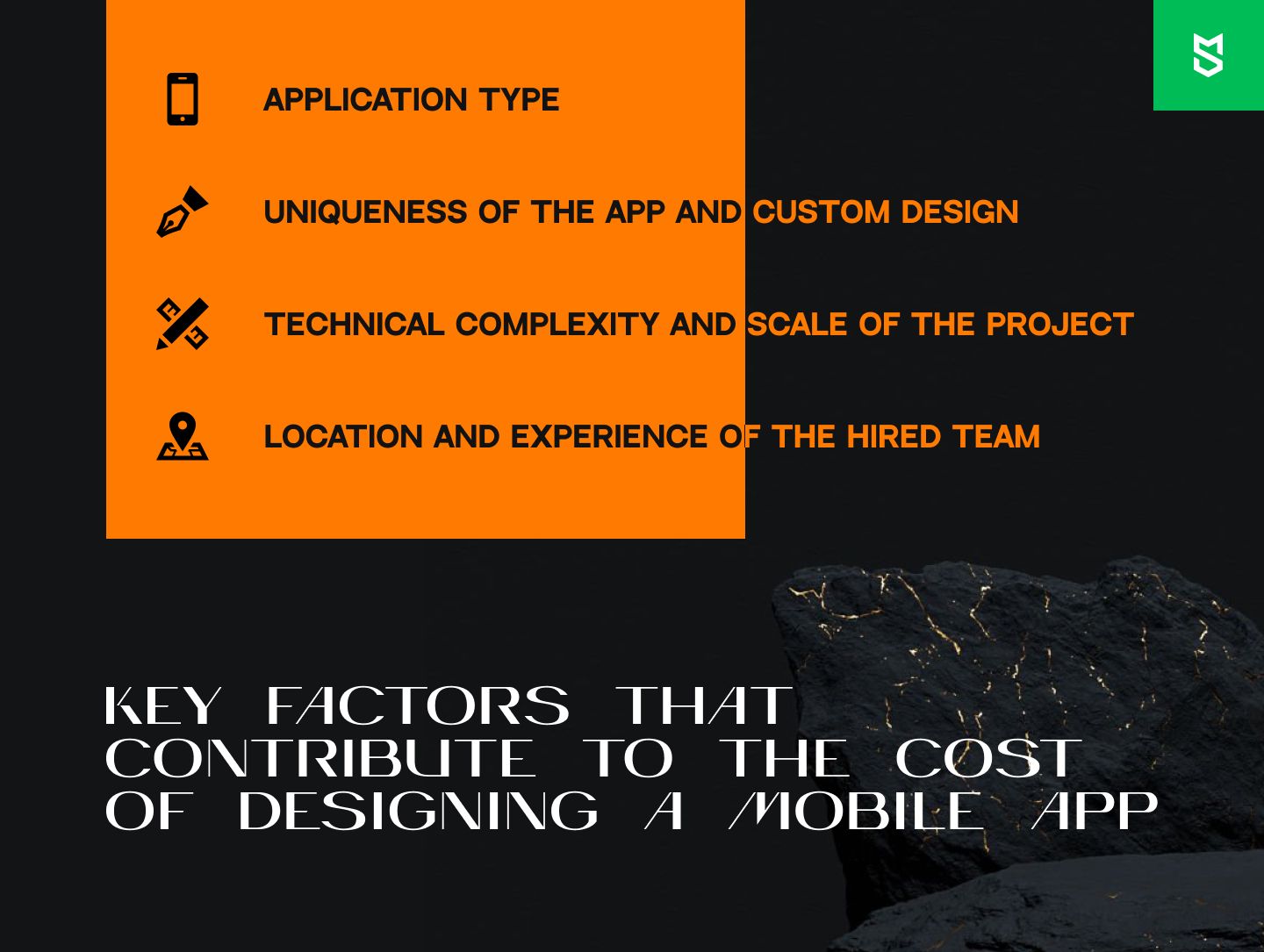 4 key factors that contribute to the cost of designing a mobile app