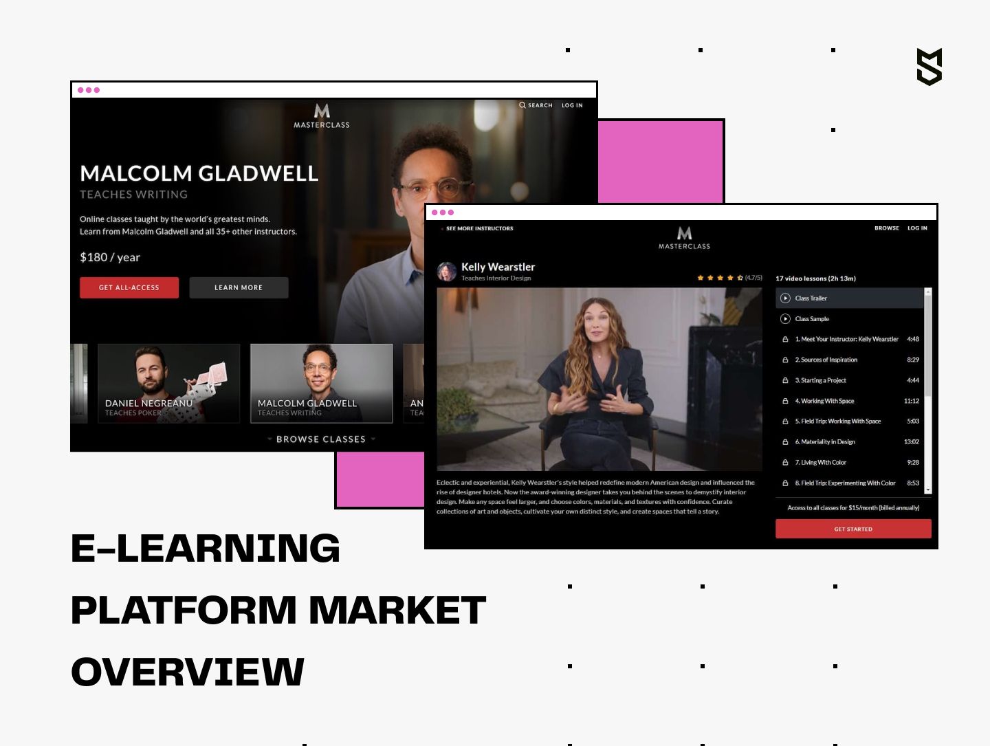 E-learning platform market overview