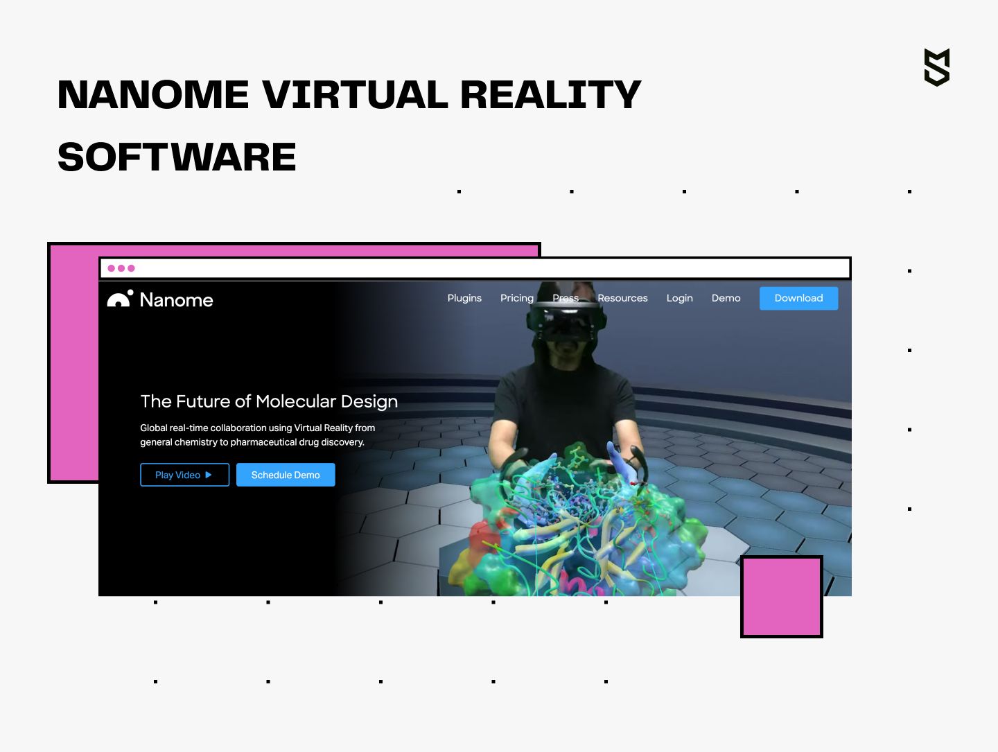 Nanome virtual reality software