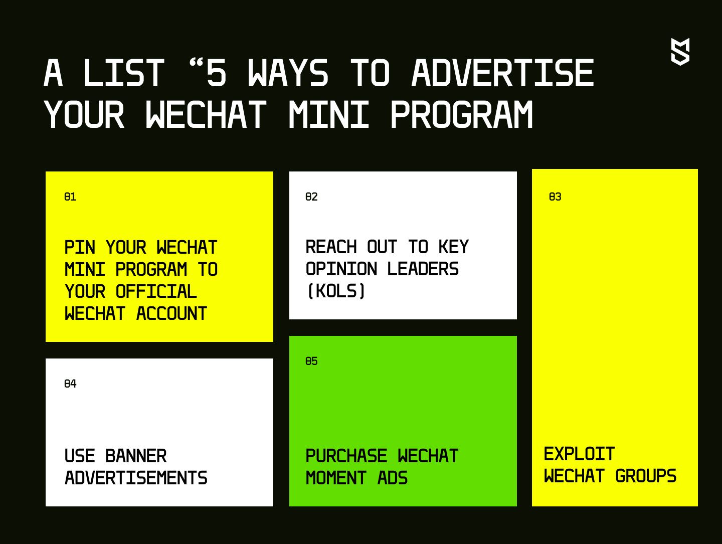 WeChat Mini Program advertising 