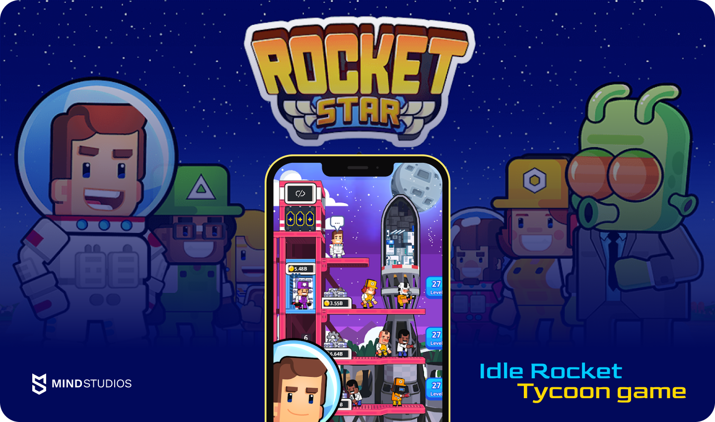 Idle Rocket Tycoon game