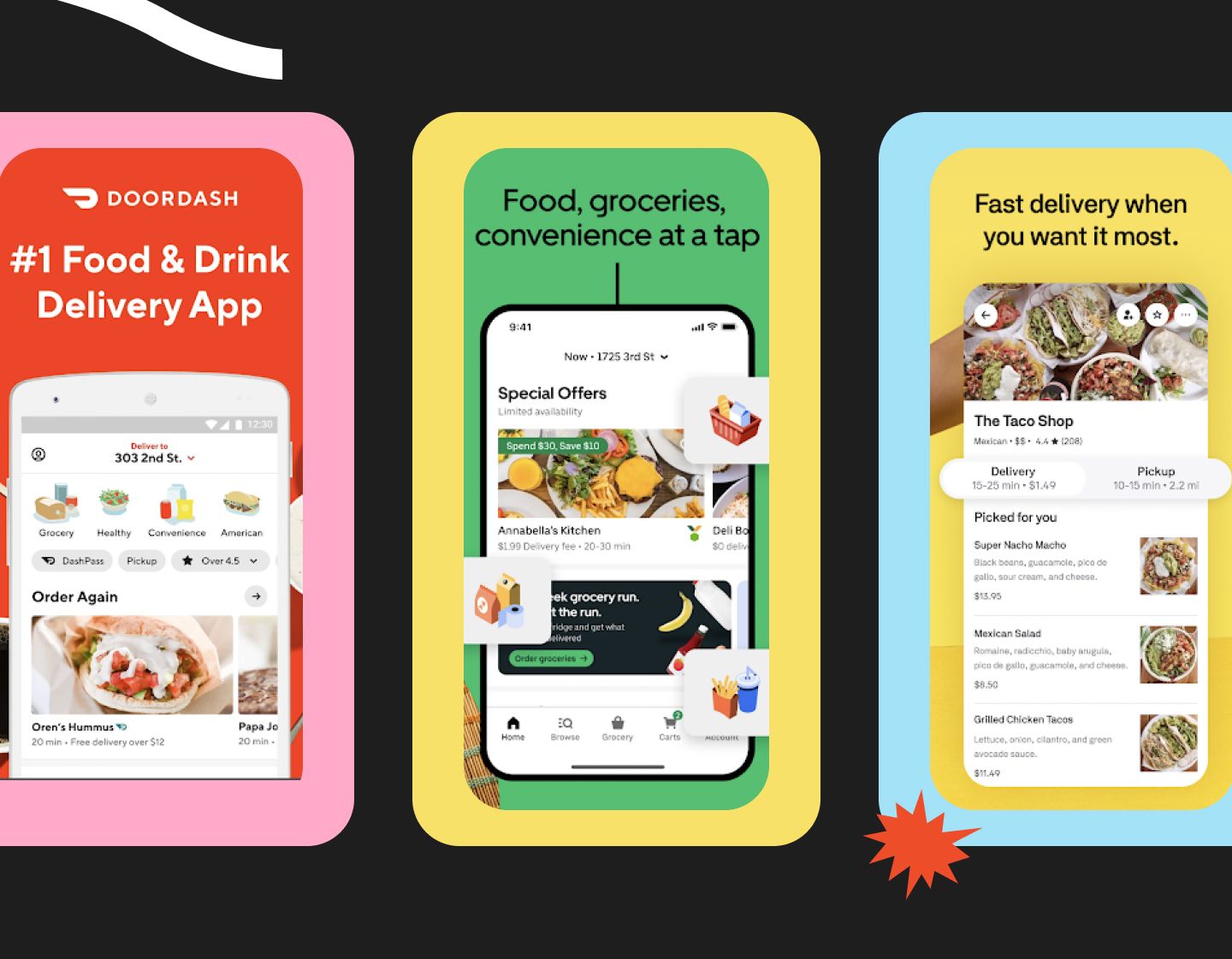 A design tip to indicate clear delivery times and costs like Postmates, DoorDash, and UberEats do