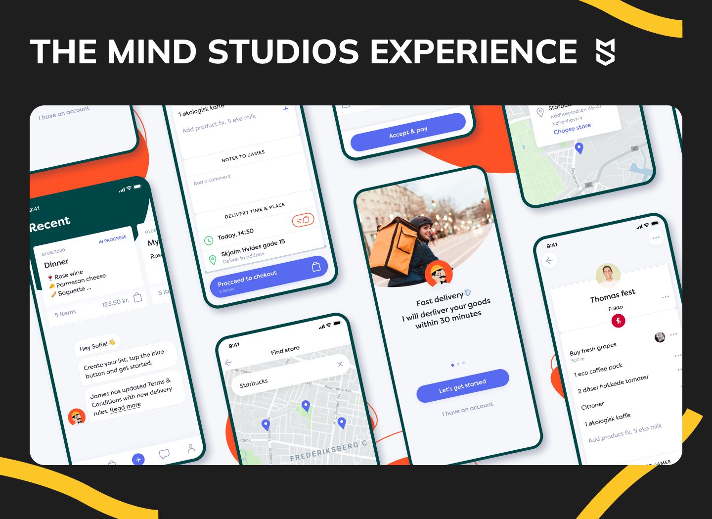 Food delivery mobile app development: The Mind Studios experience