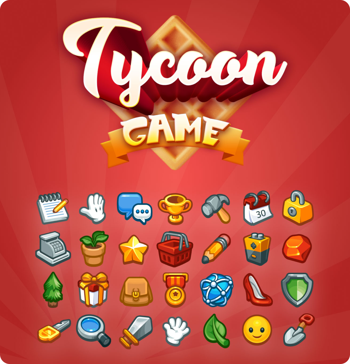 Make me a game icon for roblox about tycoons