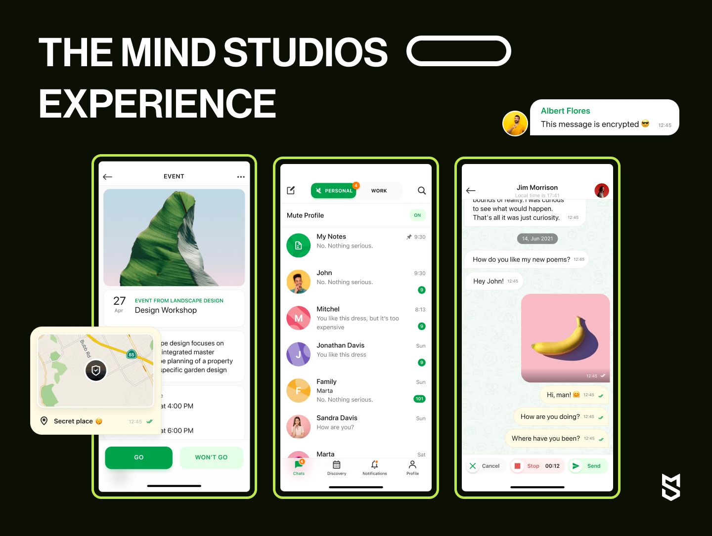 Secure instant messaging app made by Mind Studios