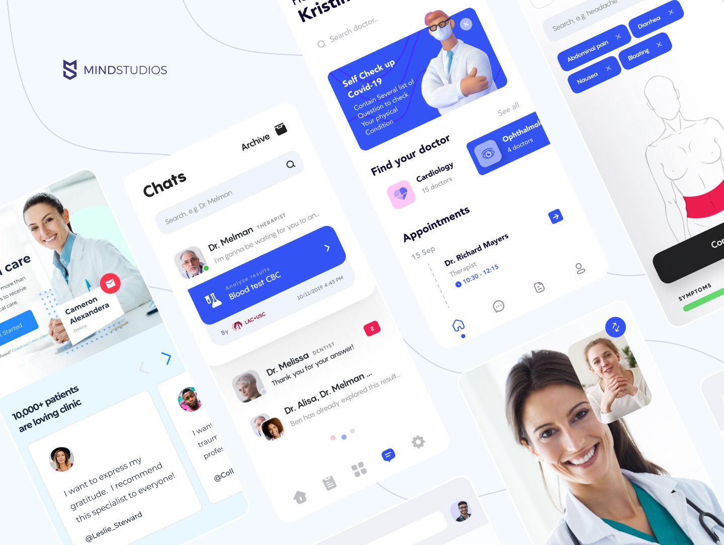 Telemedicine app UI/UX best practices