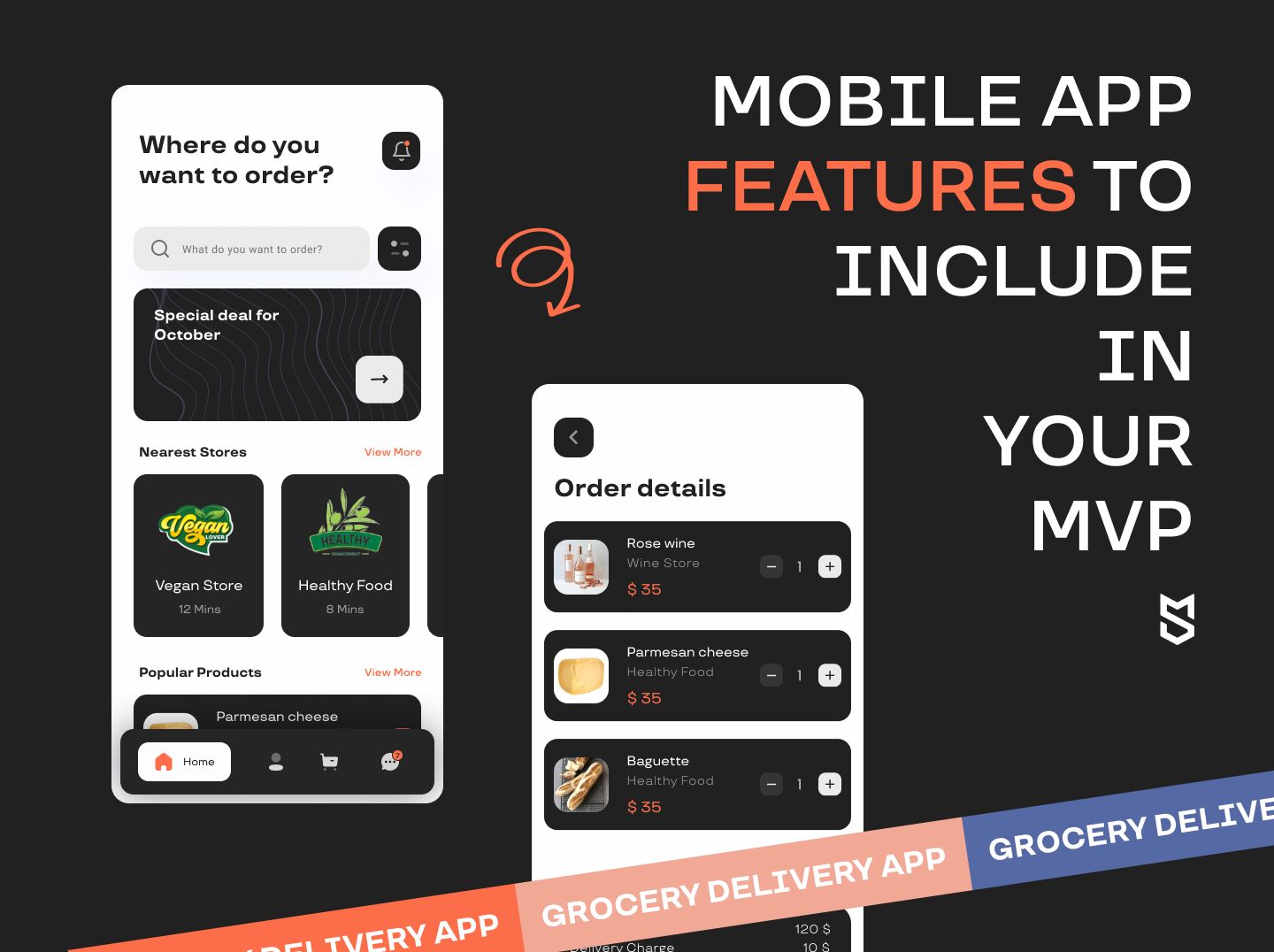 Grocery mobile app features to include in your MVP