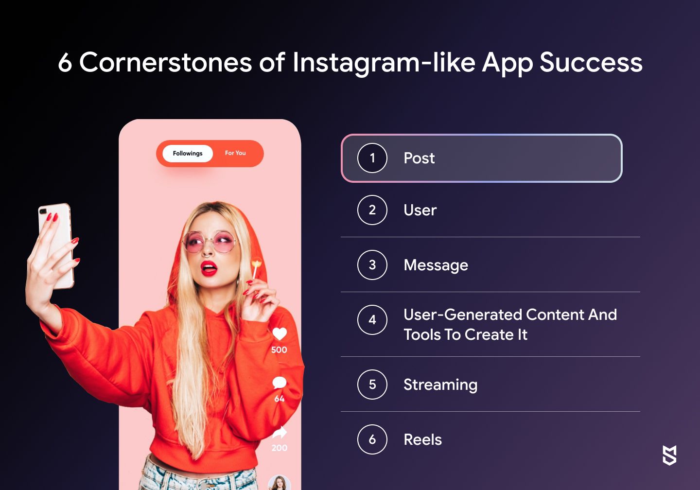 6 cornerstones of Instagram-like app success