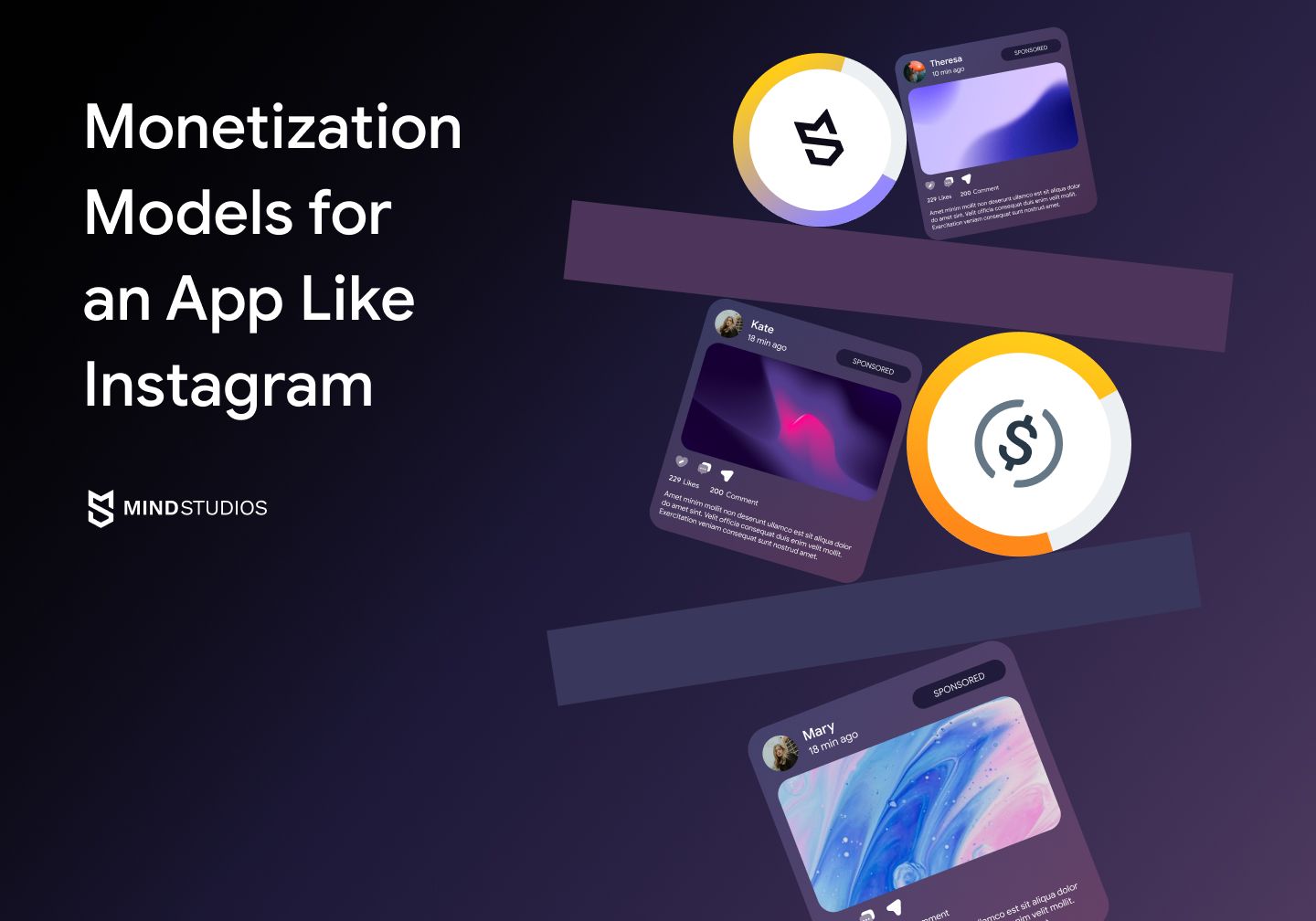 Monetization models for an app like Instagram