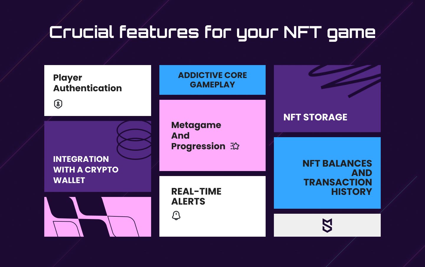 Crucial features for your NFT game