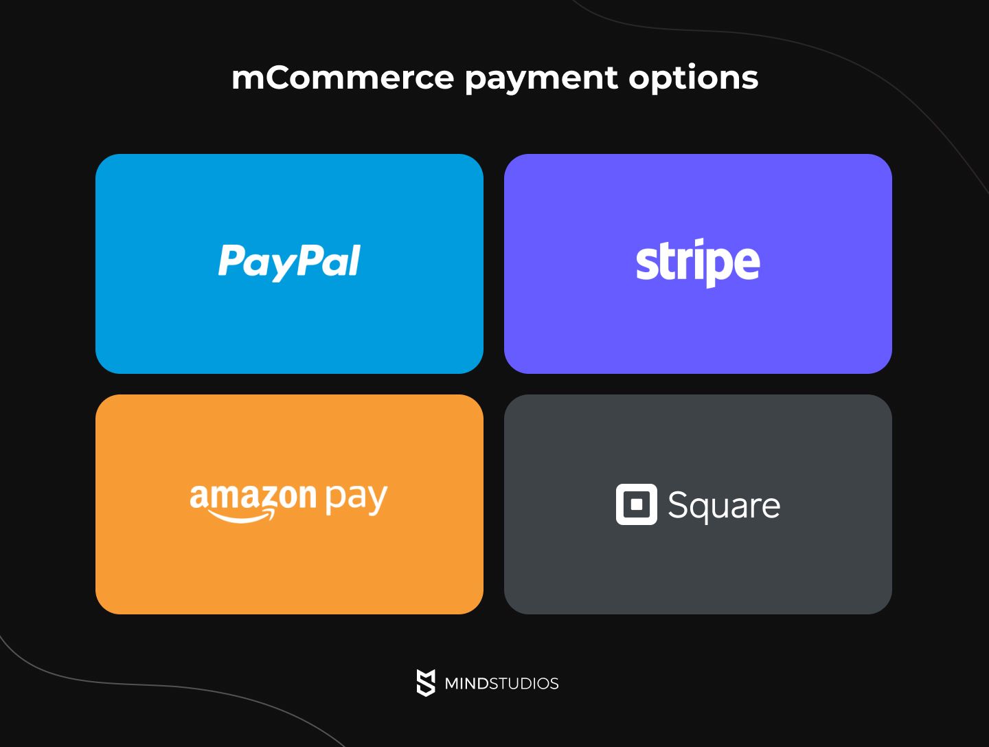 mCommerce payment options