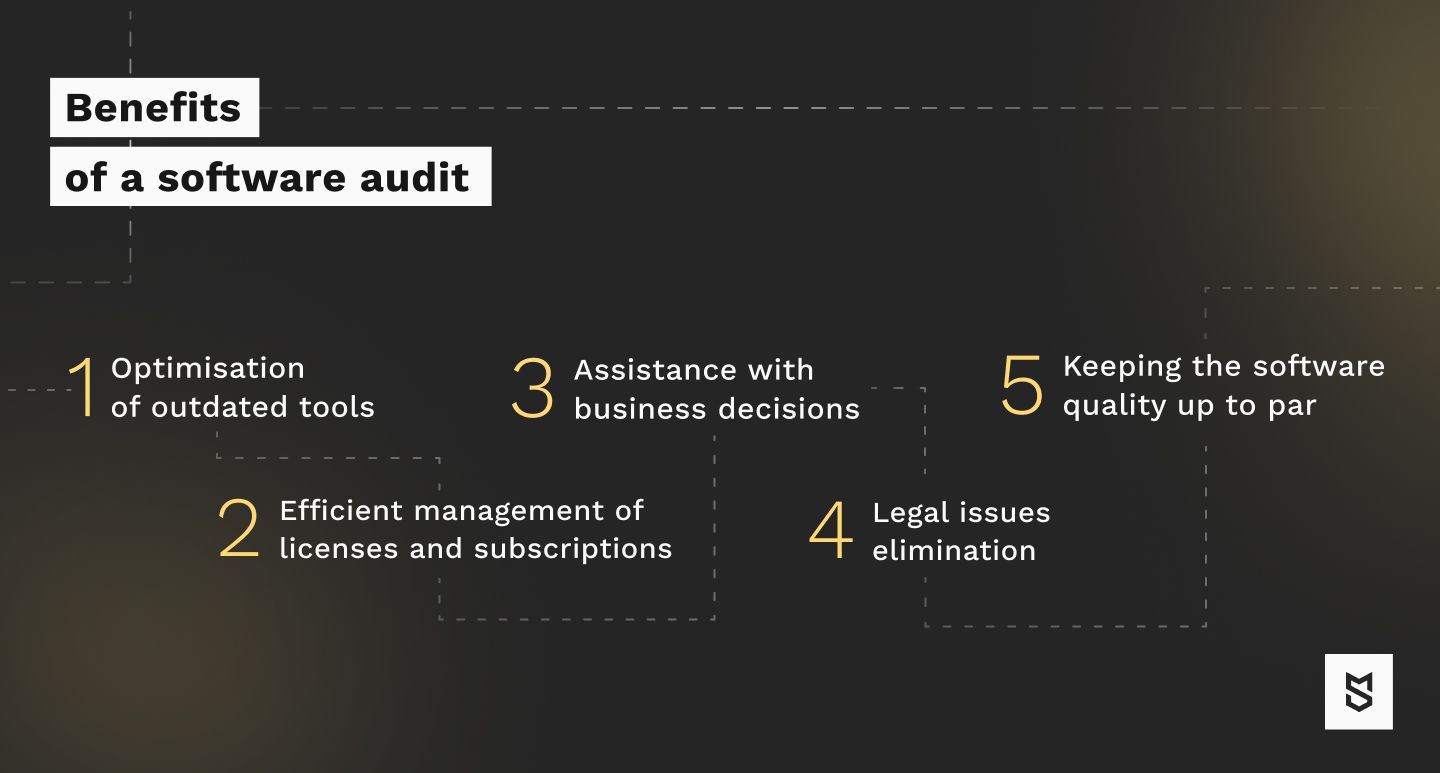 Benefits of software audit