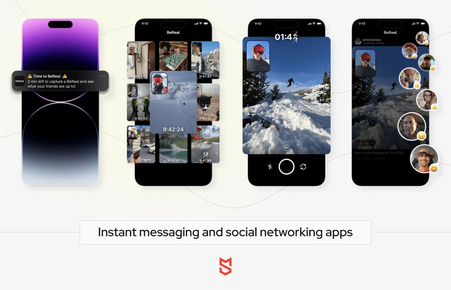 Instant messaging and social networking apps