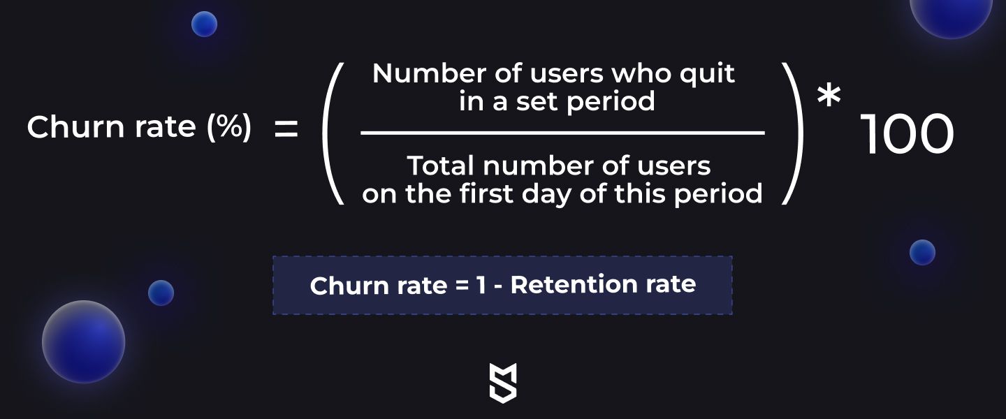 Churn rate formula