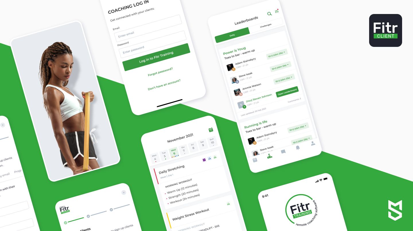 Fitr.Training - a fitness app for coaches made by Mind Studios