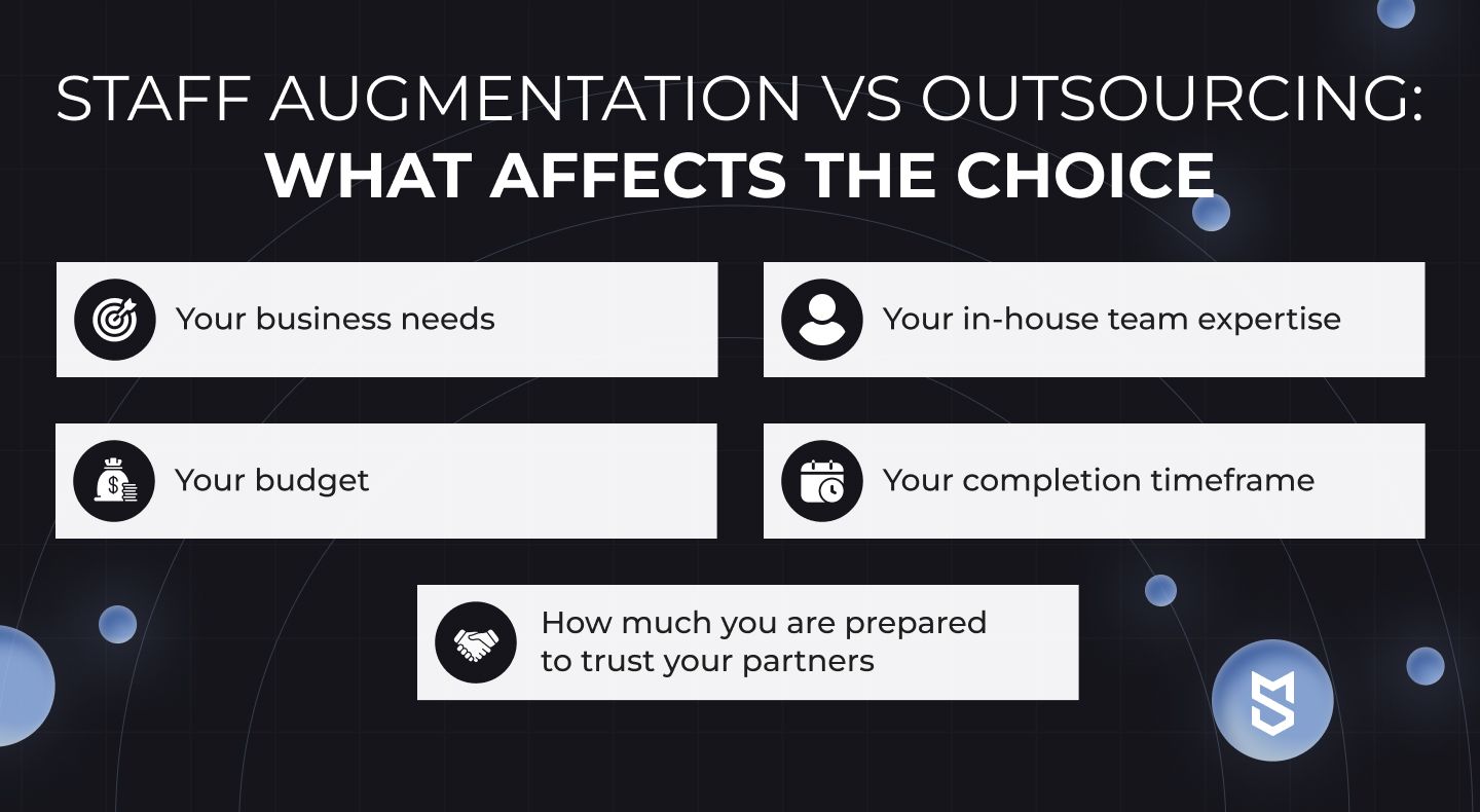 Staff augmentation vs outsourcing: How to choose