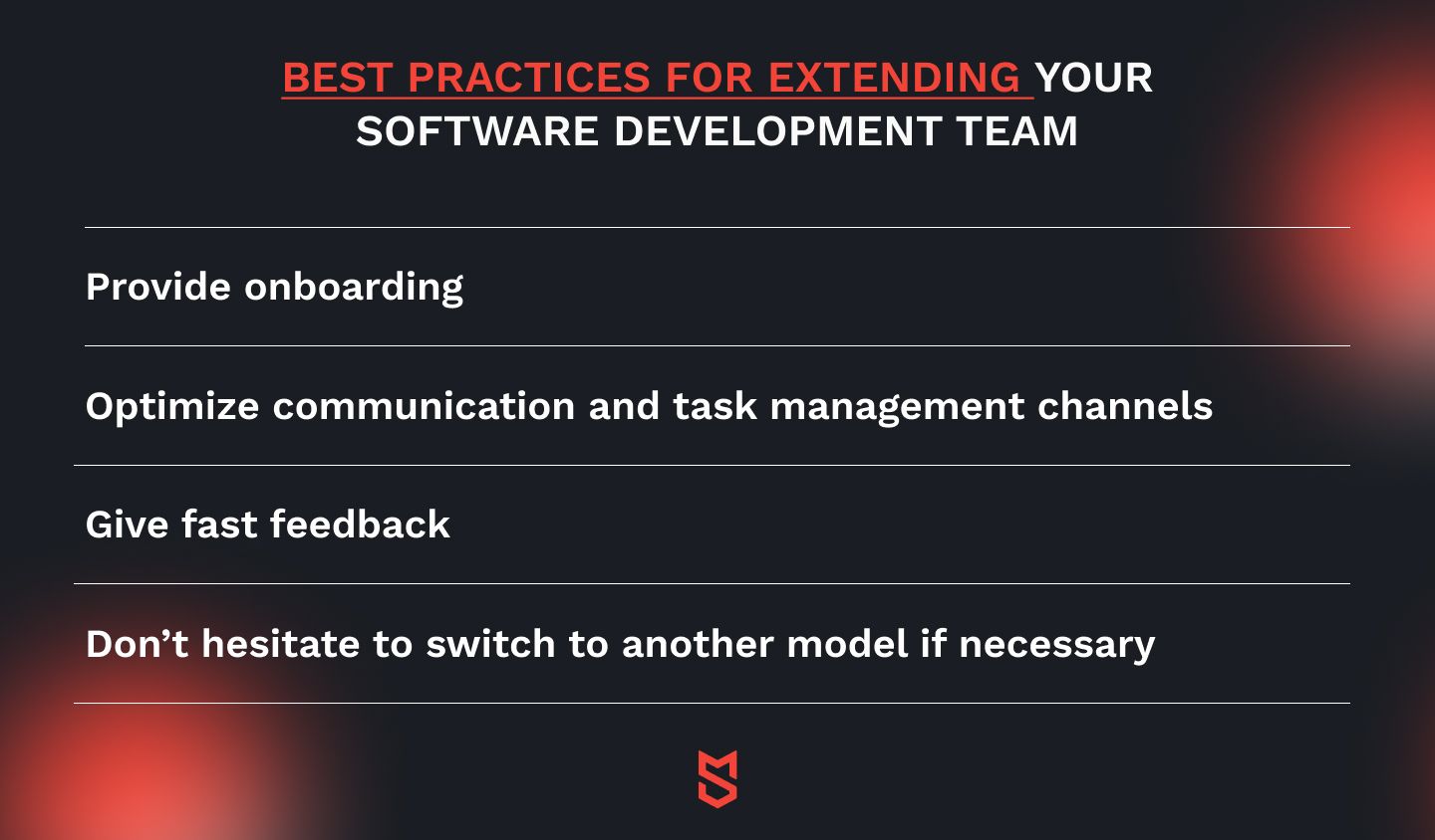 Best practices for extending your software development team from Mind Studios