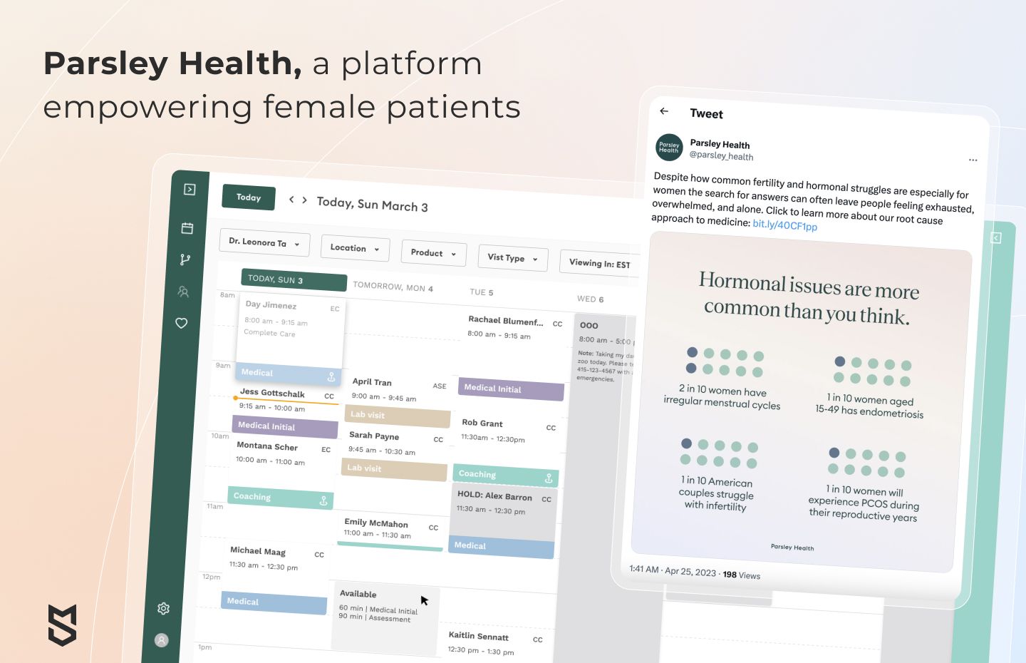 Parsley Health, a platform empowering female patients