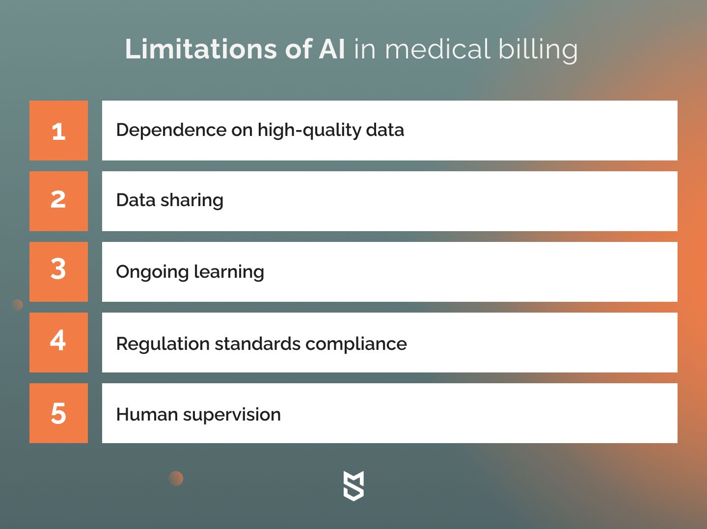 Limitations of AI in medical billing