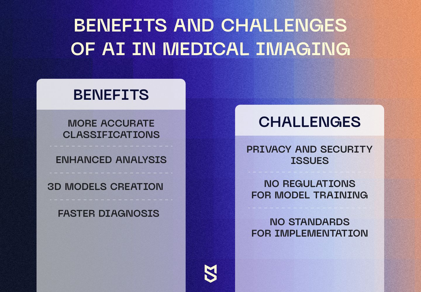 Benefits and challenges of AI in medical imaging