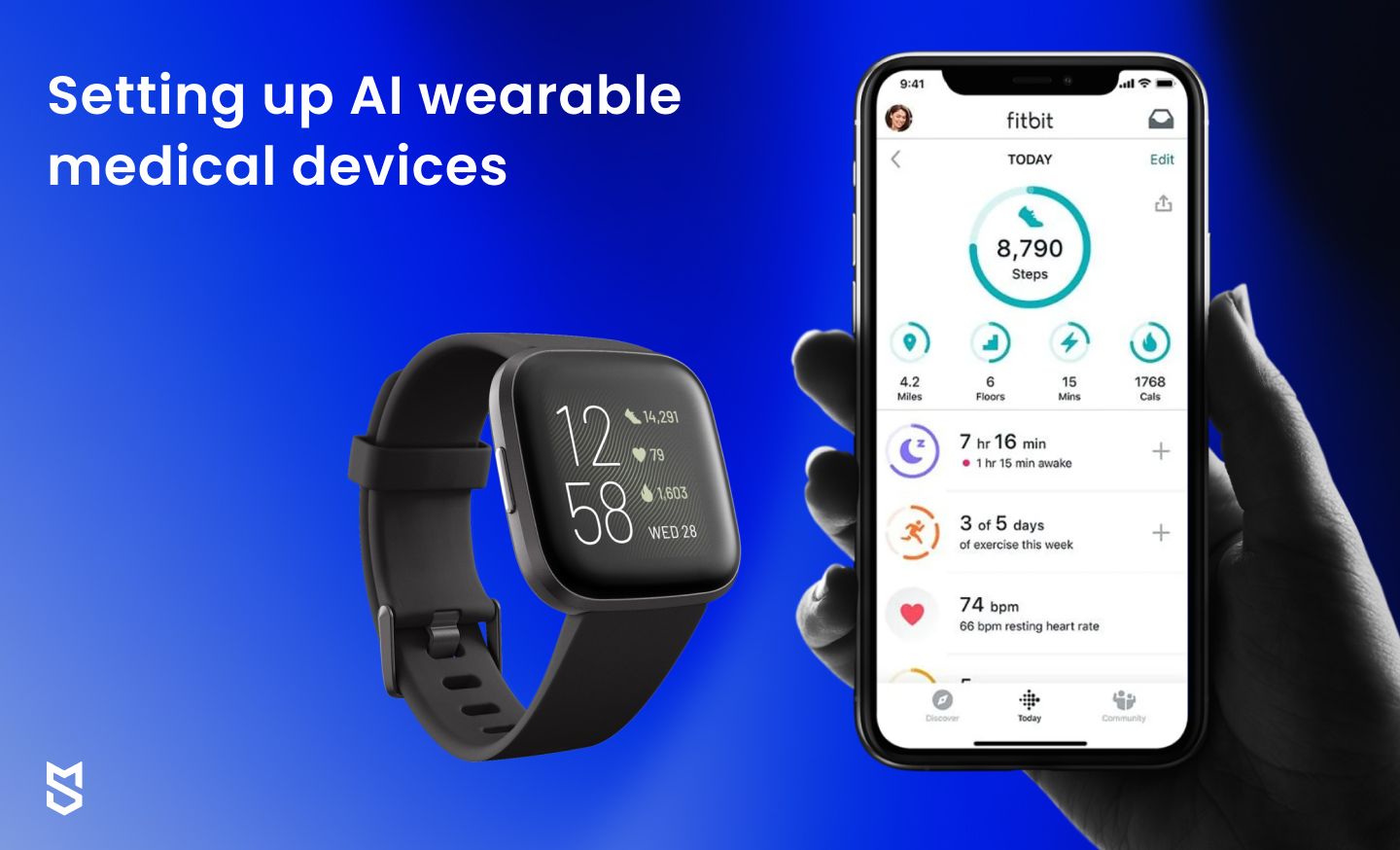 Setting up AI wearable medical devices