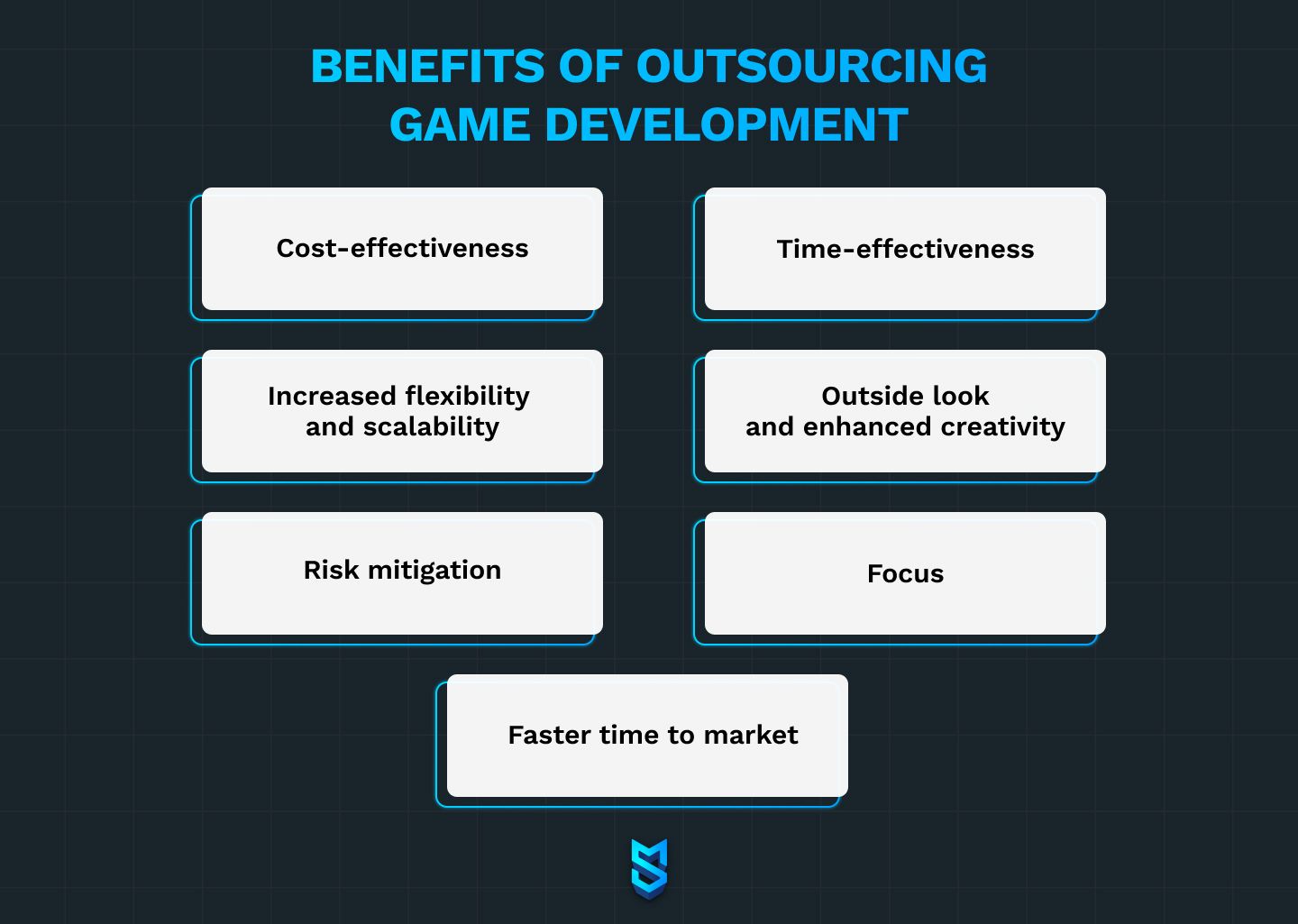 Benefits of outsourcing game development