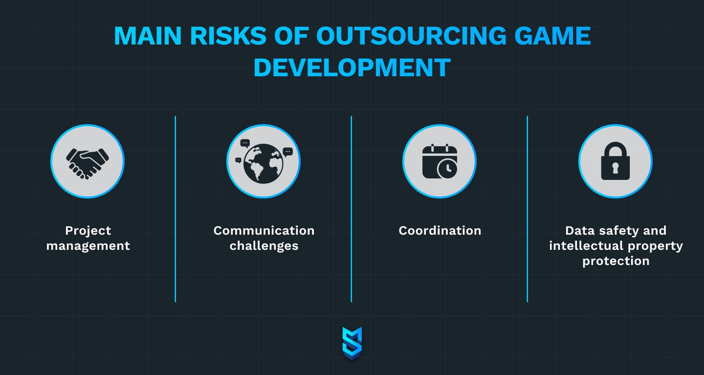 Main risks of outsourcing game development