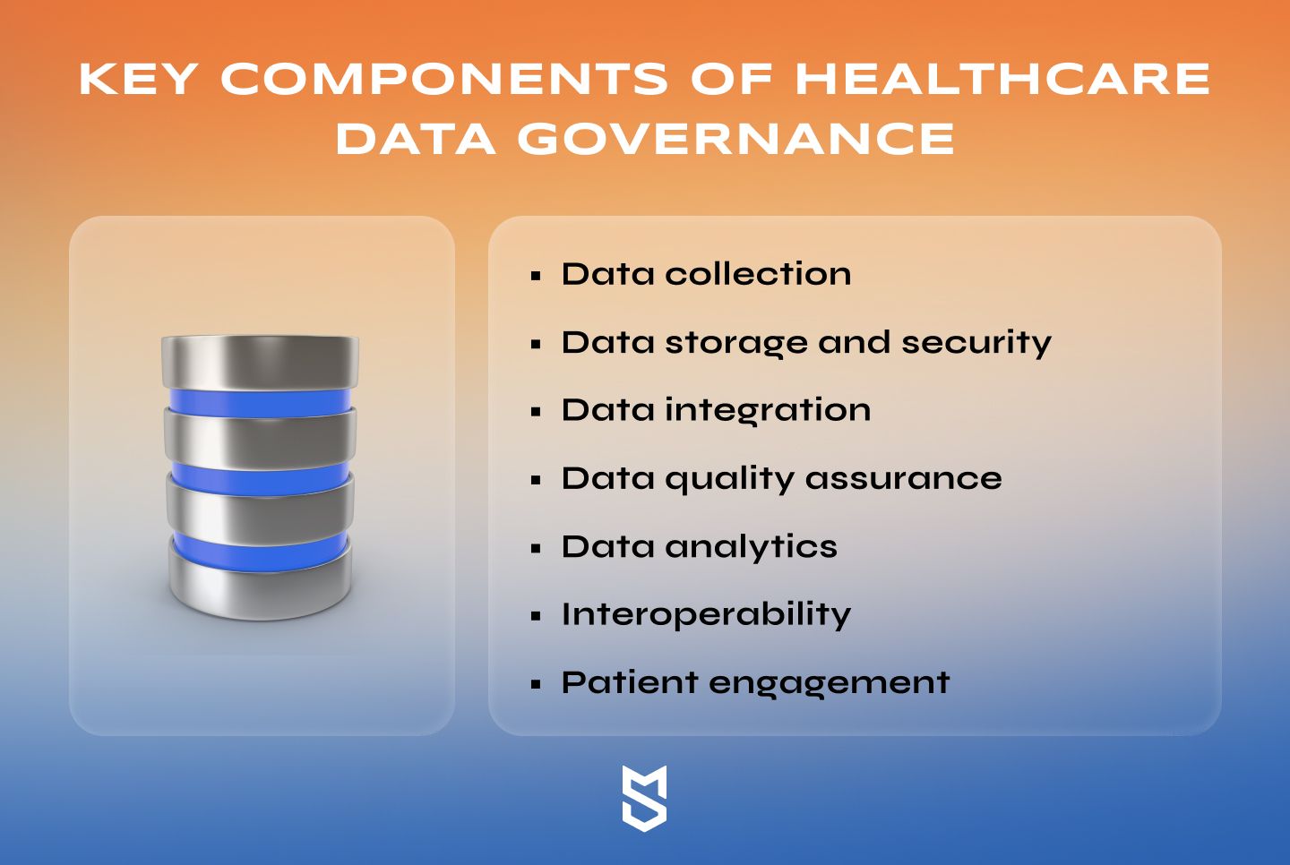 Key components of healthcare data governance