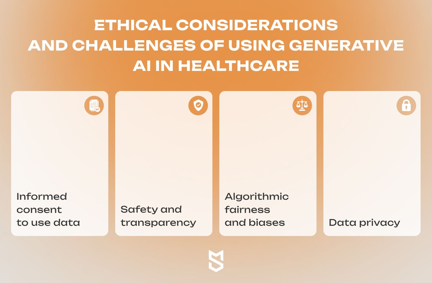 Ethical considerations and challenges of using generative AI in healthcare