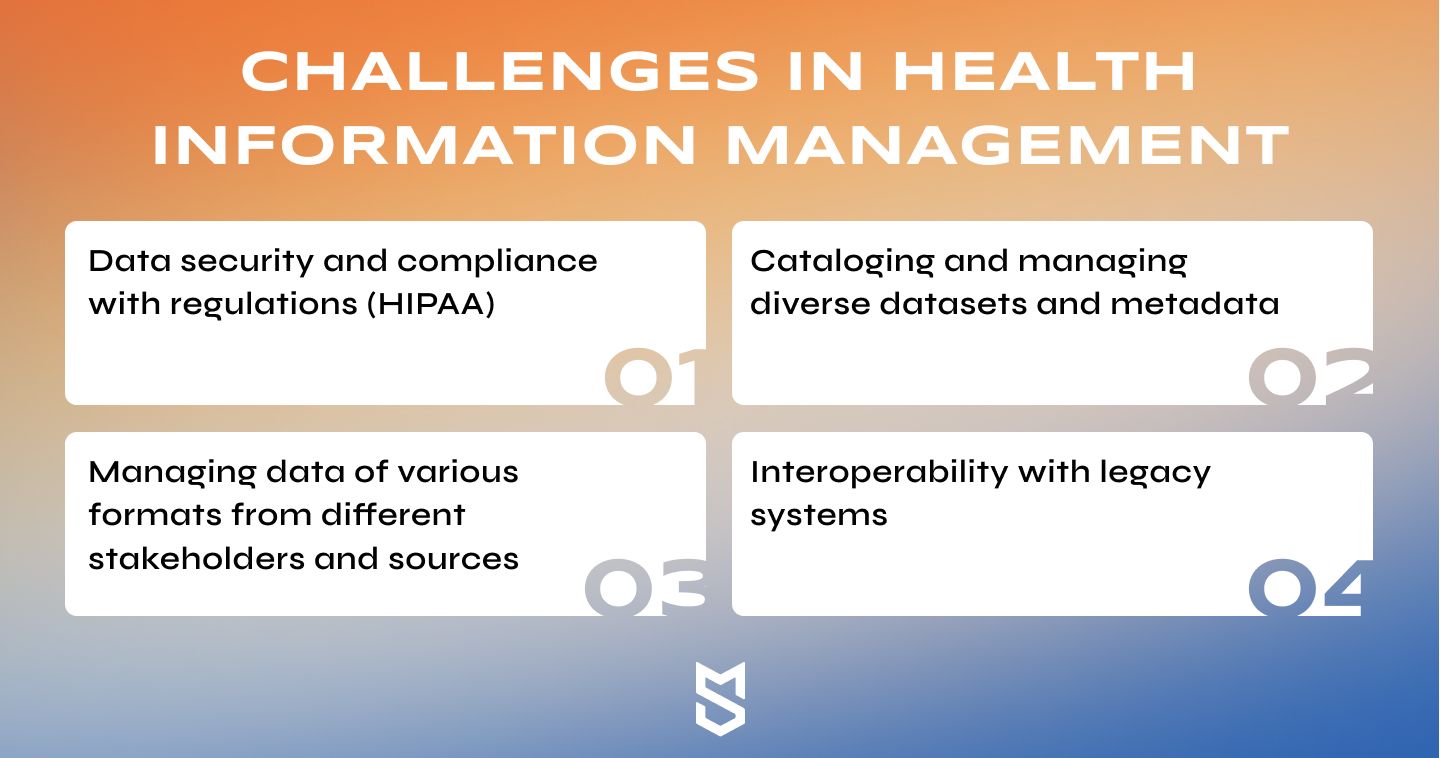Challenges in health data management