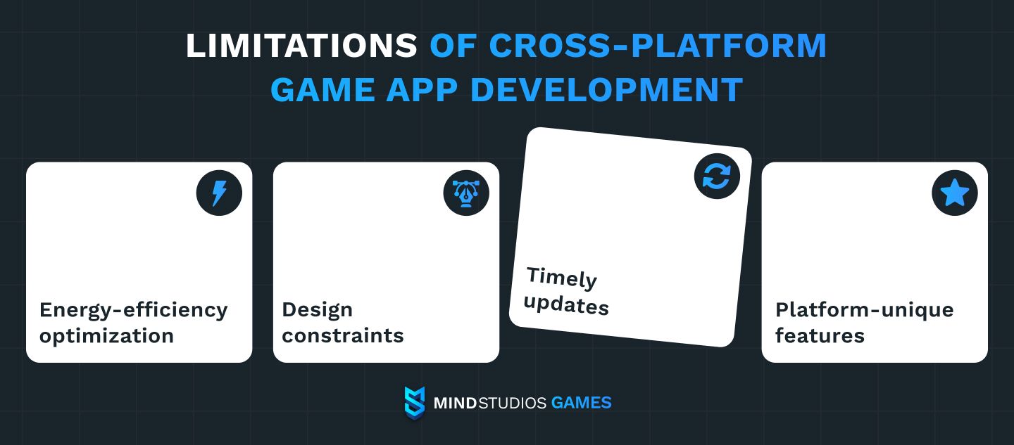 Limitations of cross-platform game app development