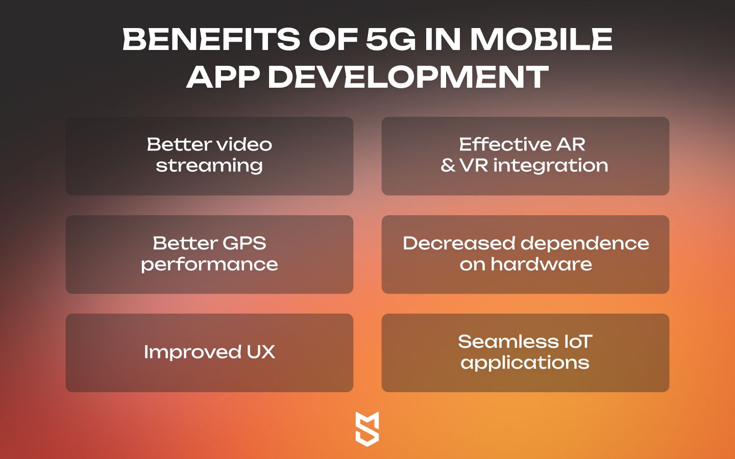 Benefits of 5G in mobile app development